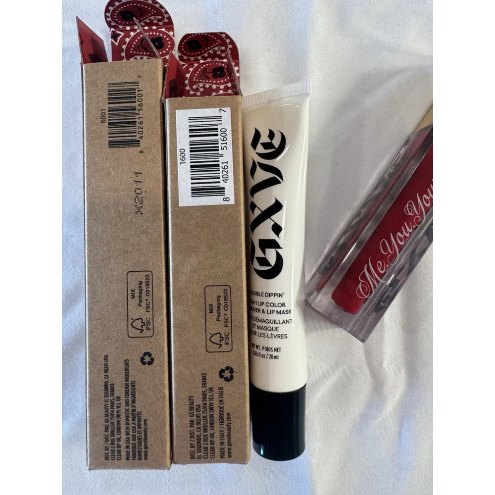 GXVE Beauty Lip Duo Me You Us Matte Liquid Lipstick In Original Recipe + Remover